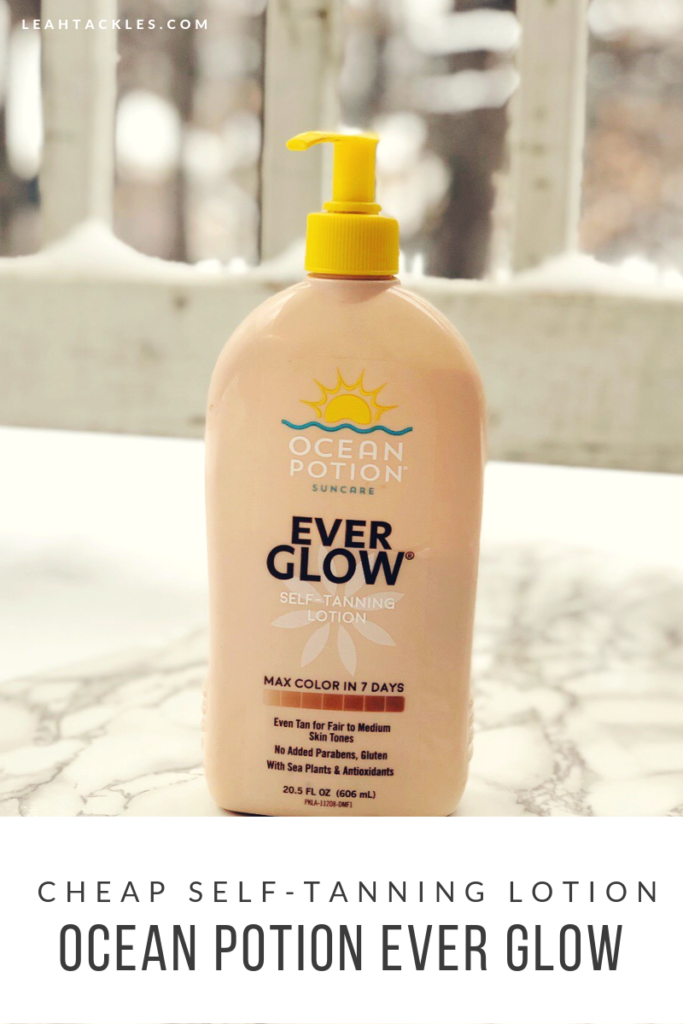 CHEAP SELFTANNING LOTION OCEAN POTION EVER GLOW SELF