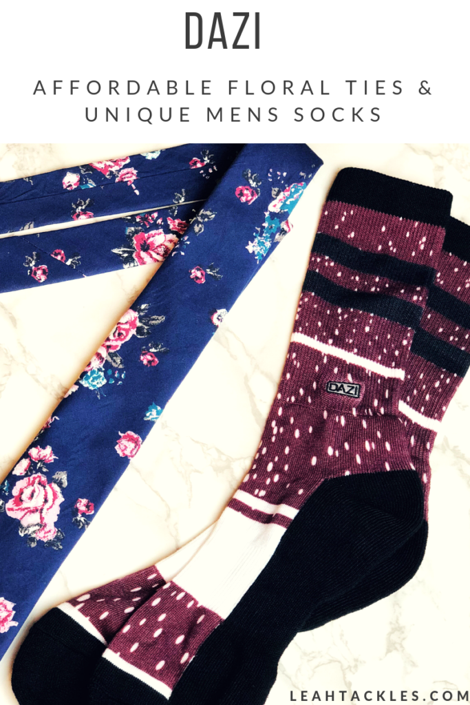 AFFORDABLE FLORAL TIES AND UNIQUE MENS SOCKS | AFFORDABLE MENS GIFT GUIDE