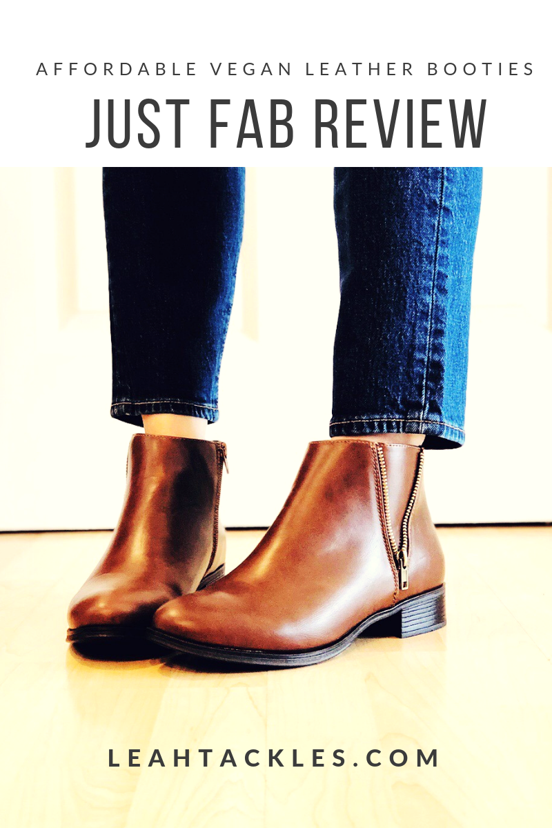 just fab red booties
