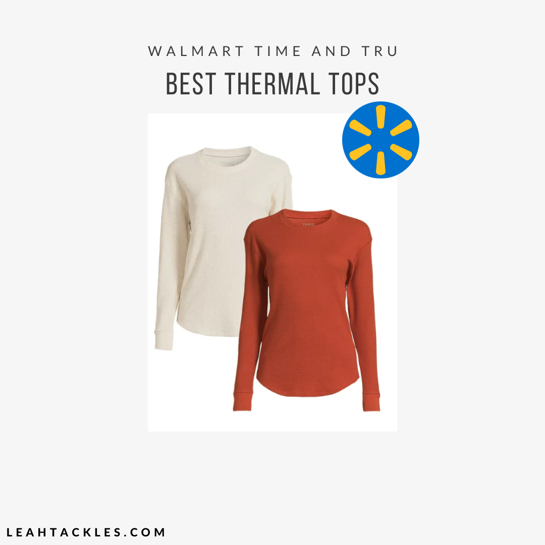 Best Thermal Tops  Walmart Time and Tru